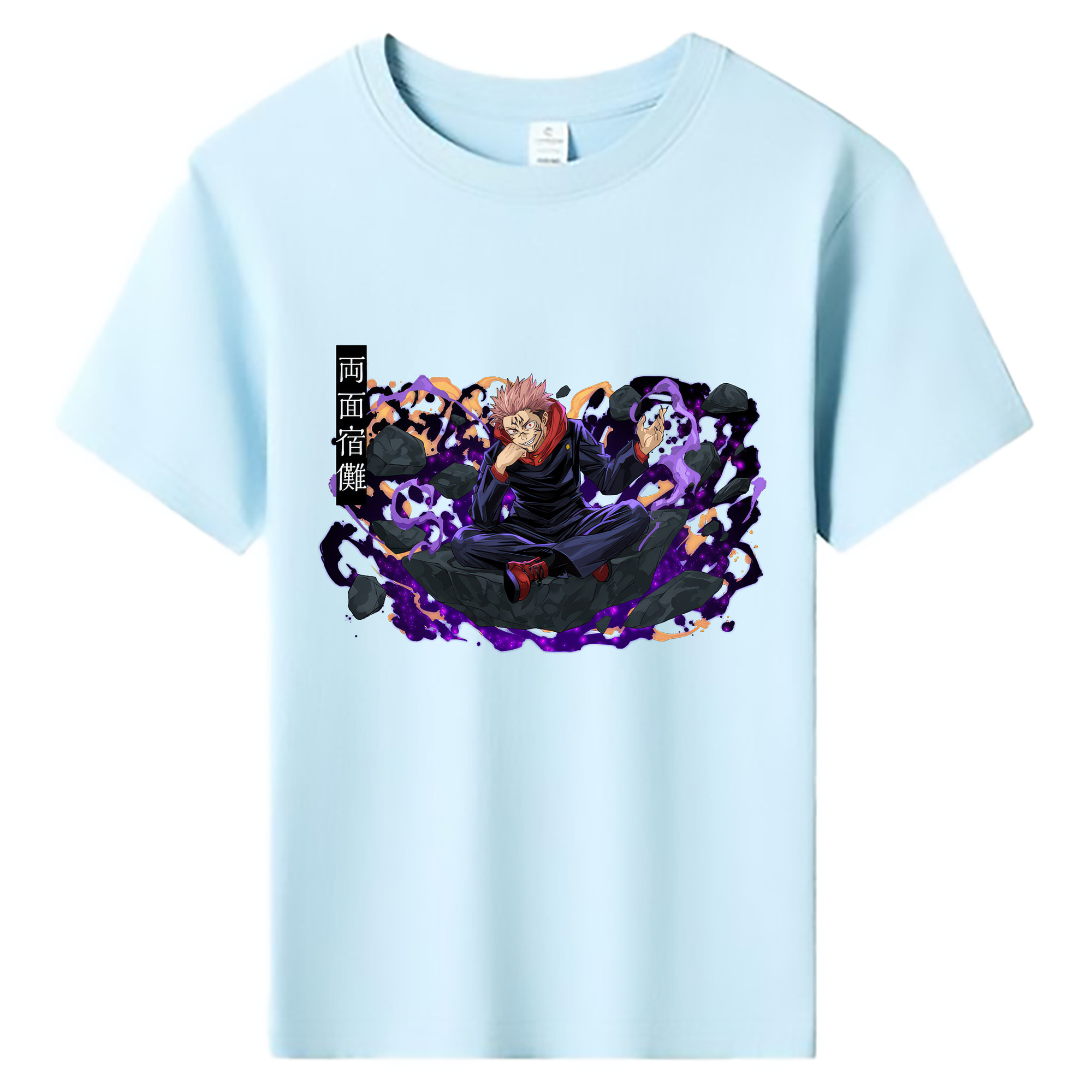 （画像用） 呪術廻戦 Jujutsu Kaisen 綿100％キッズTシャツ（フロントプリント）